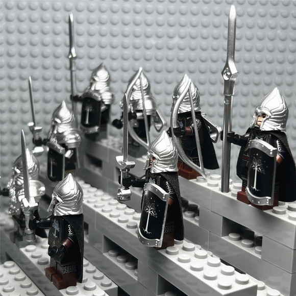 Lord of the Rings Gondor Custom Minifigures Lot of 8 - Picture 2 of 3